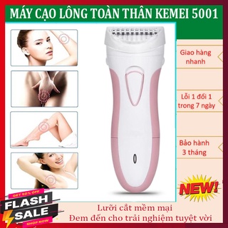Máy cạo lông toàn thân kemei 5001 hàng chính hãng