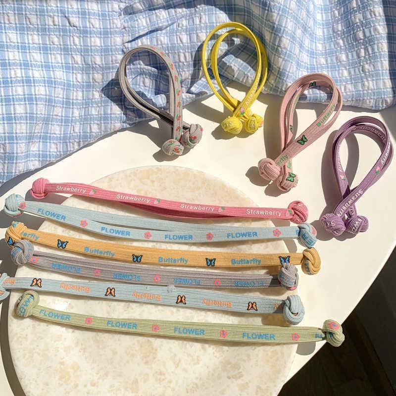 Dây Buộc Tóc Cao Su Co Giãn Kiểu Trung Hoa Thiết Kế Đơn Giản Thời Trang Hàn Quốc Dễ Thương Cho Bé Gái G060