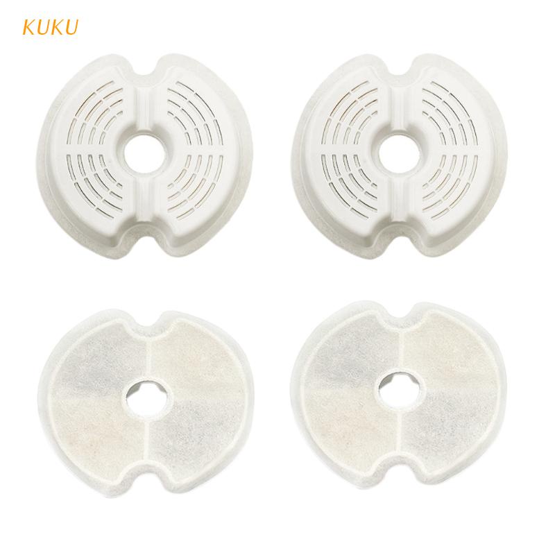 Set 4 bộ lọc than hoạt tính thay thế cho đài phun nước mèo chất lượng cao