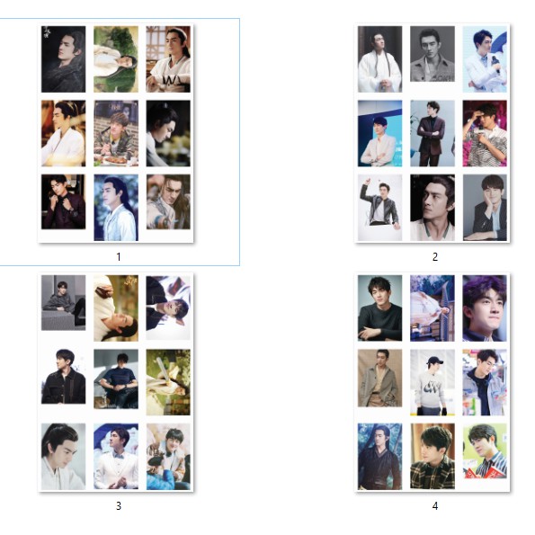 LOMO CARD 36 ảnh LIN GENGXIN - LÂM CANH TÂN (Kenny Lin)