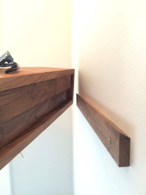 ✅ Bàn trang điểm treo tường mini đẹp 65cm có 2 ngăn kéo BTD-3558 | BigBuy360 - bigbuy360.vn