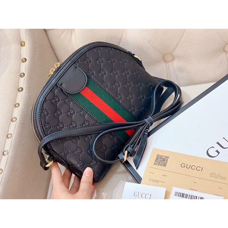 Túi đeo chéo HẾN da dập vân logo hàng fullbox có hộp cao cấp