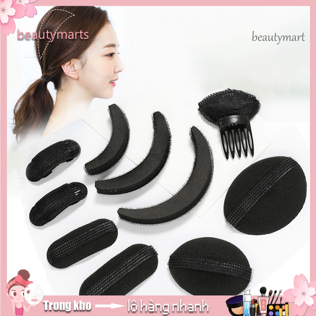 Bộ 8 phụ kiện hỗ trợ tạo kiểu tóc có thể tái sử dụng làm tóc dày và phồng