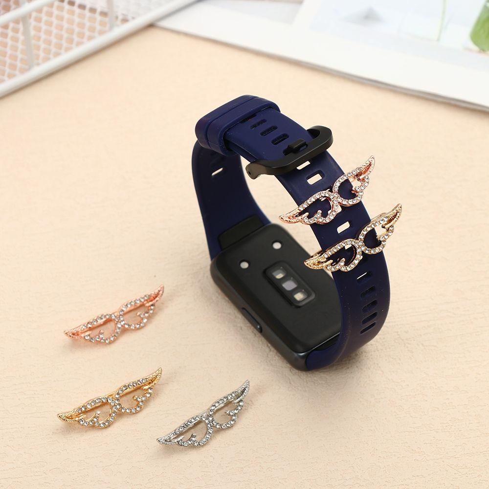Myrongvn Cánh Thiên Thần DIY Thiết Bị Xỏ Dây Đồng Hồ Trang Trí Charms