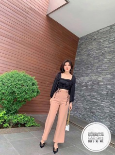 Bigsize Quần suông lưng cao Q03