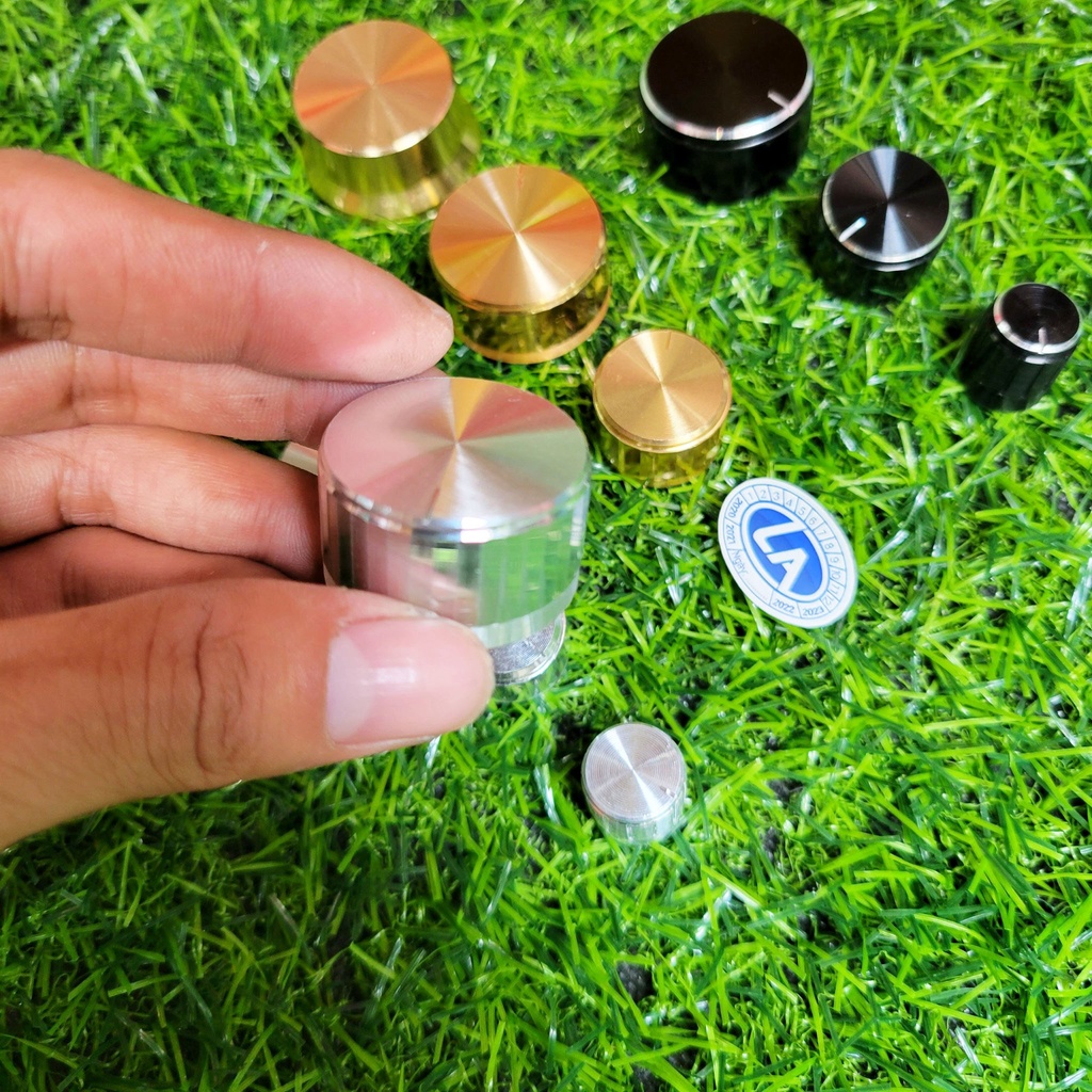 Nút Volume Ampli Núm vặn tổng cho ampli chất liệu nhôm