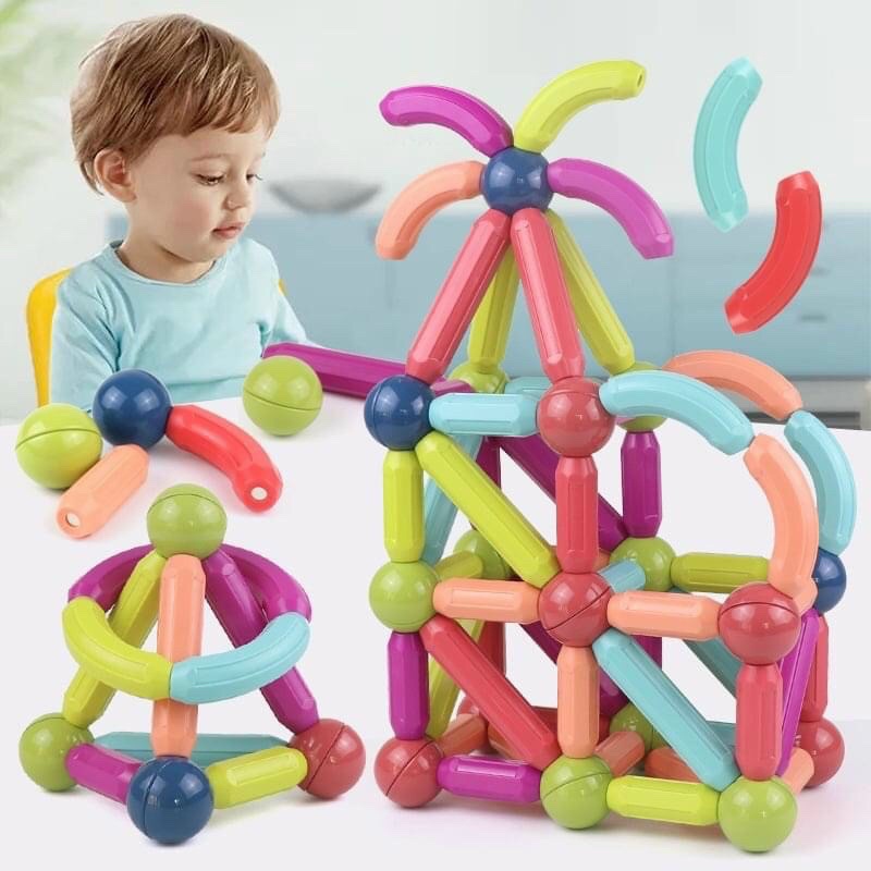 Đồ Chơi Trí Tuệ - Bộ Xếp Hình Nam Châm