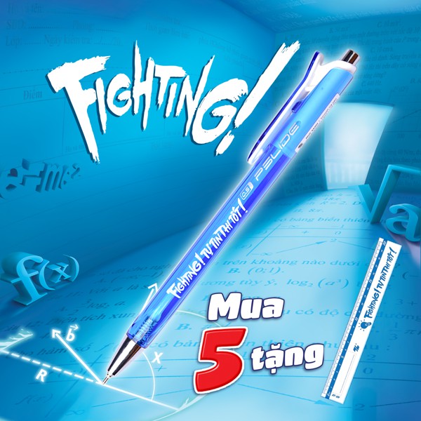  Bút Gel B Thiên Long GEL-B011 xanh Fighting