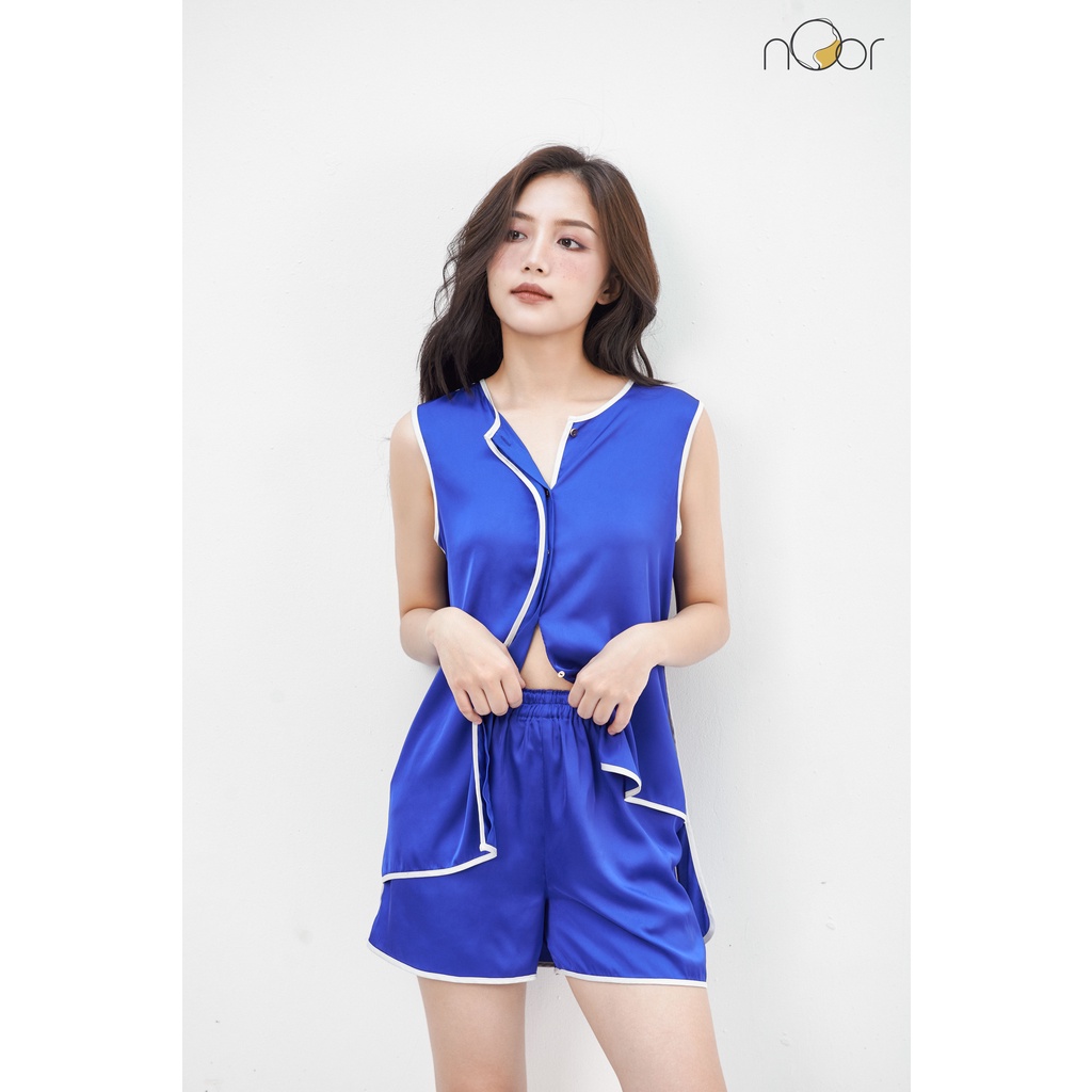 Bộ Đồ Ngủ Nữ Sát Nách - Đồ Ngủ Mặc Nhà Cao Cấp - Chất Lụa Nhật Mềm Mịn, Thoáng Mát - Segovia NBN506 | BigBuy360 - bigbuy360.vn