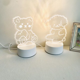 (Có sẵn) Đèn Ngủ 3D Để Bàn Cute
