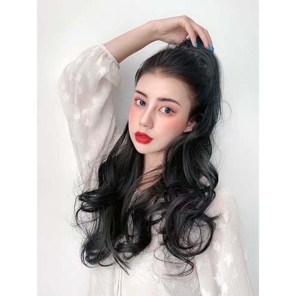 Tóc giả nữ đẹp ❤️FREESHIP❤️ Giảm 5k khi nhập [ TOCGIA5K]- Tóc giả ngoặm xoăn lửng P103