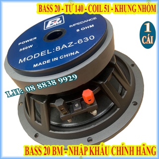 Củ bass 20 bm từ 140 coil 51 cao cấp hàng nhập khẩu - giá 1 chiếc