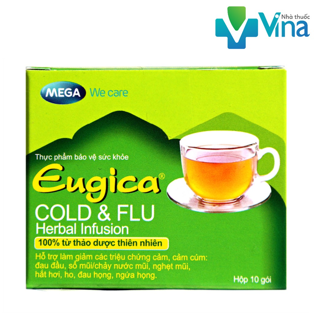 Trà Eugica Cold &amp; Flu Herbal Infusion