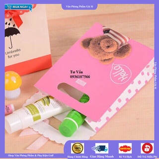 [ GIÁ HỦY DIỆT ] Túi giấy đựng quà có nắp A6: 16.5 x 12.5 x 6cm - CAO CẤP