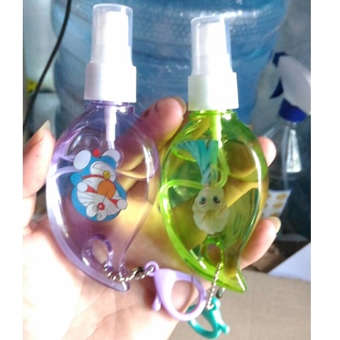 Cồn rửa tay 70 độ , khử trùng sát khuẩn mini có móc khóa 60ML, hương hoa hồng | BigBuy360 - bigbuy360.vn