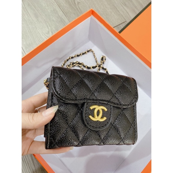` 🌸 Túi xách mini size 12cm đeo chéo dây xích có nhiều ngăn