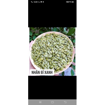 500g hạt bí xanh tách vỏ