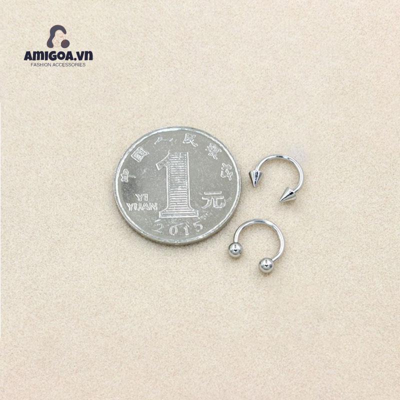 Khuyên Xỏ Cơ Thể Bằng Thép Không Gỉ Cá Tính