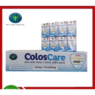 1 thùng coloscare 110ml x 48 hộp cho trẻ từ 6 tháng tuổi