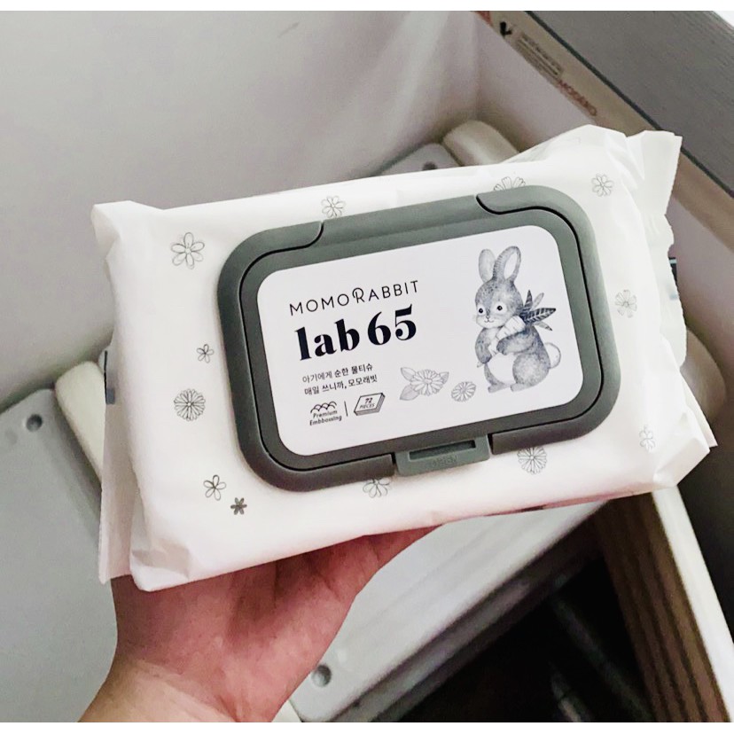 COMBO 1 thùng 10 bịch khăn ướt momorabit 72 tờ