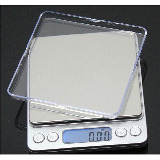 Cân điện tử dùng pin độ chính xác cao kiểu dáng hiện đại 1KG, Cân tiểu li mini cao cấp thiết kế gọn nhẹ dễ sử dụng