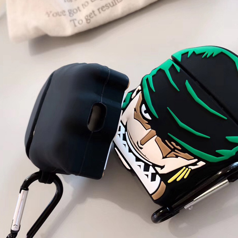 Vỏ Bảo Vệ Hộp Đựng Tai Nghe Hình One Piece Cho Airpods 1 2