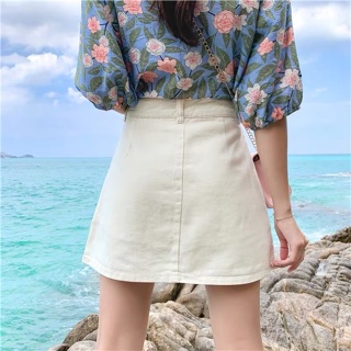 (Order) S-5XL Quần giả váy dáng A basic