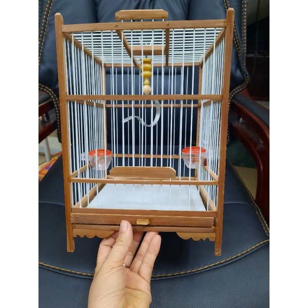 LỒNG KHUYÊN VUÔNG NAN CÁP
