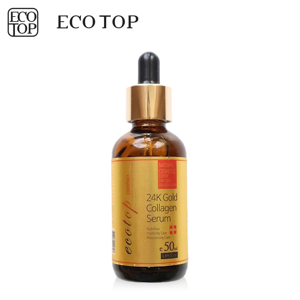 SERUM DƯỠNG TRẮNG DA CHỐNG LÃO HÓA 24K GOLD COLLAGEN ECOTOP 50ML