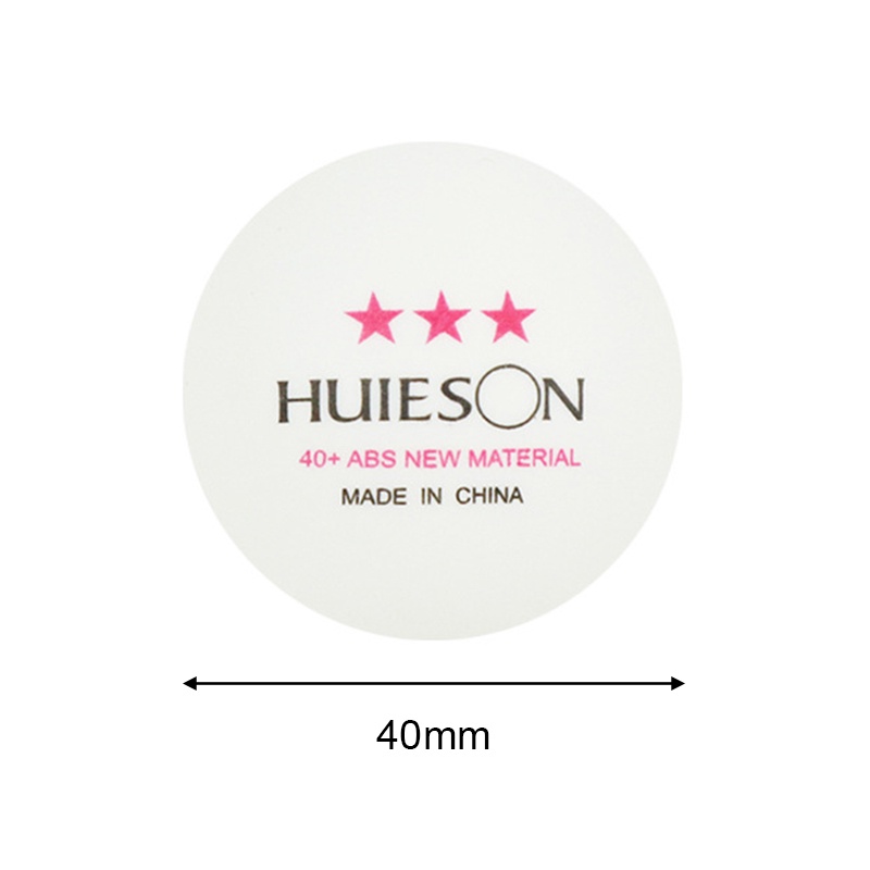 【50+ Quả rẻ hơn】Qủa Bóng Bàn Luyện Tập，Banh Bóng Bàn，Bóng bàn tập Hueison chất lượng cực tốt màu trắng  Hàng Chính Hãng