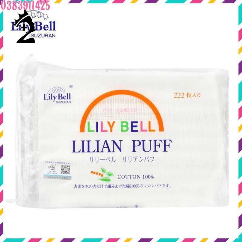 Bông tẩy trang Lily Bell 222 miếng TPP