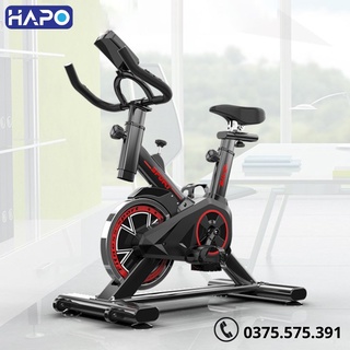 Xe đạp thể dục tại nhà lidak 585 có giá đỡ để điện thoại, xe đạp thể dục đo nhịp tim theo dõi sức khỏe tại nhà