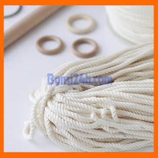 Dây thừng macrame cotton size 2mm, 4mm, 6mm..10mm - 1Kgs