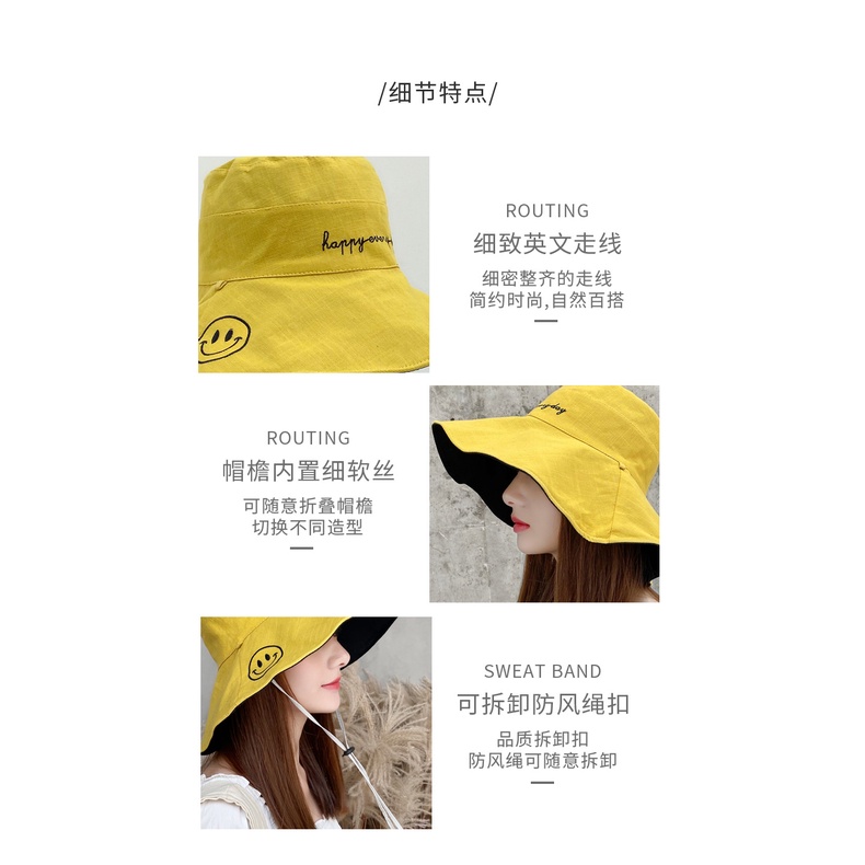 Mũ Bucket Chống Nắng Tia Cực Tím Phong Cách Mới Thời Trang Xuân Thu 2021 Cho Bạn Gái