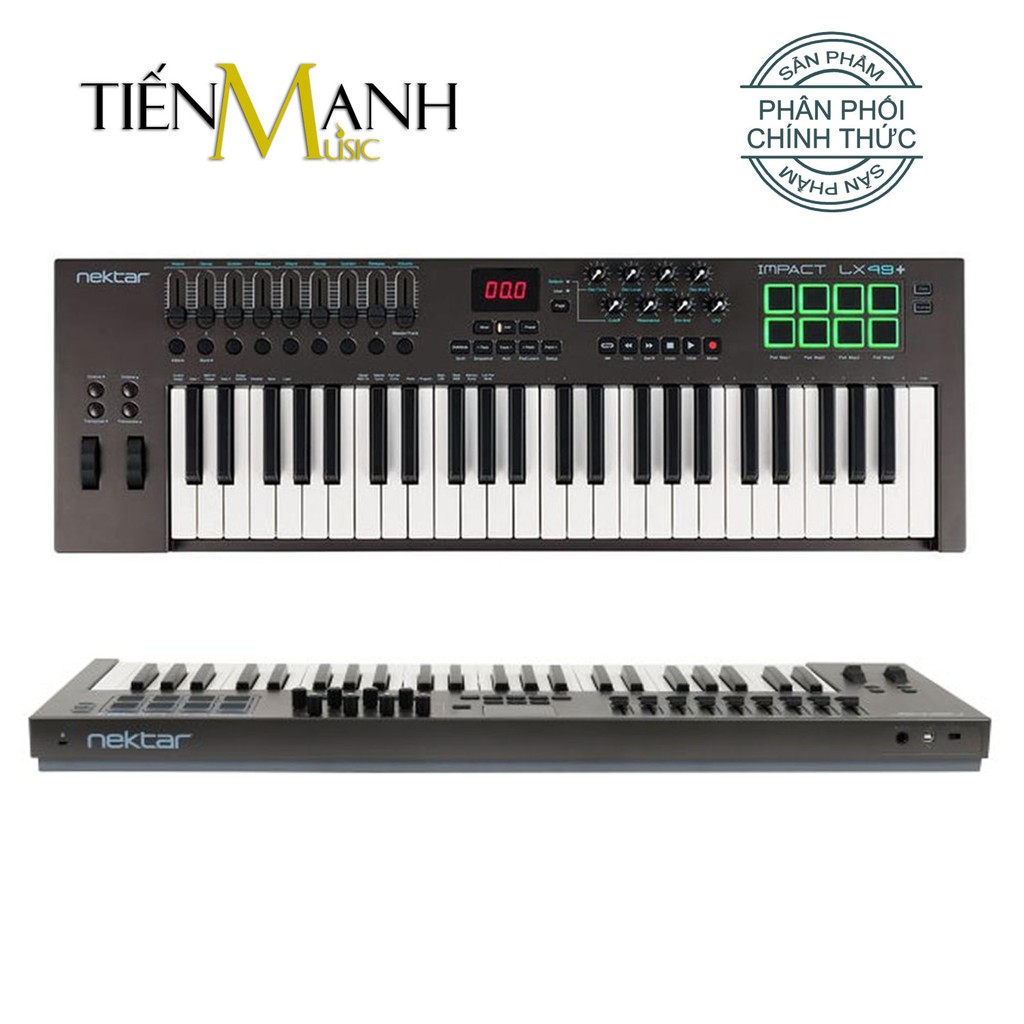 Nektar Impact LX49+ Midi Keyboard Controller 49 Phím Cảm ứng lực Bàn phím