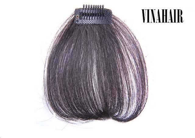 Kẹp Tóc Giả Mái Thưa Không Mai Bằng Sợi Tơ Nhân Tạo