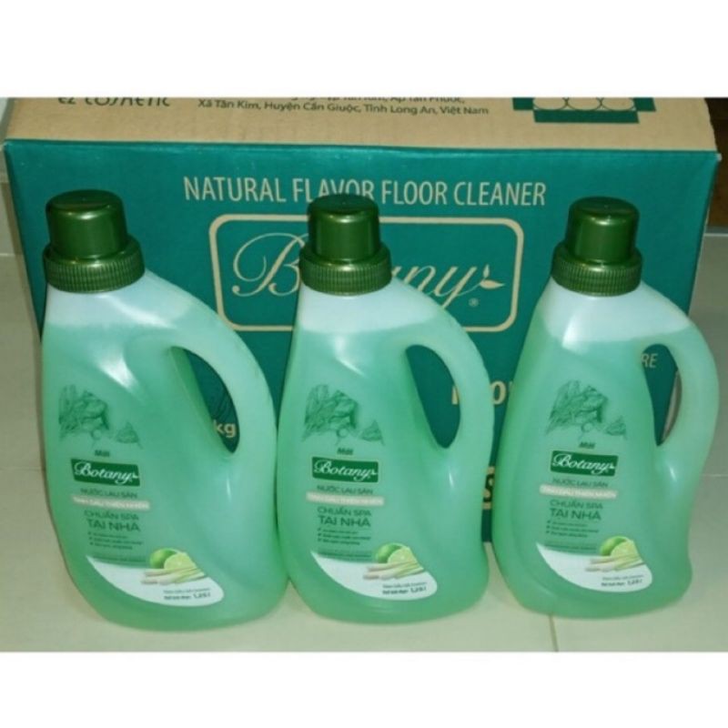 Nước lau sàn Botany tinh dầu sả và chanh 1,25l