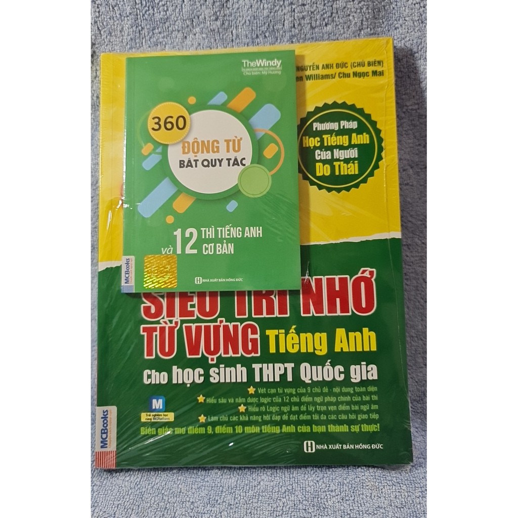 Luyện Siêu Trí Nhớ Từ Vựng Tiếng Anh Dành Cho Học Sinh THPT Quốc Gia tặng kèm 360 động từ bất quy tắc