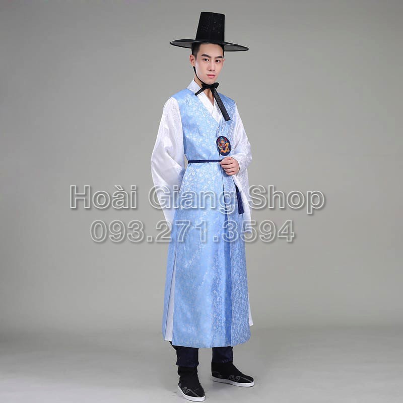 Bán sẵn trang phục Hanbok Nam phom dài đẹp, lạ mắt và hợp gu thời trang Hàn Quốc.