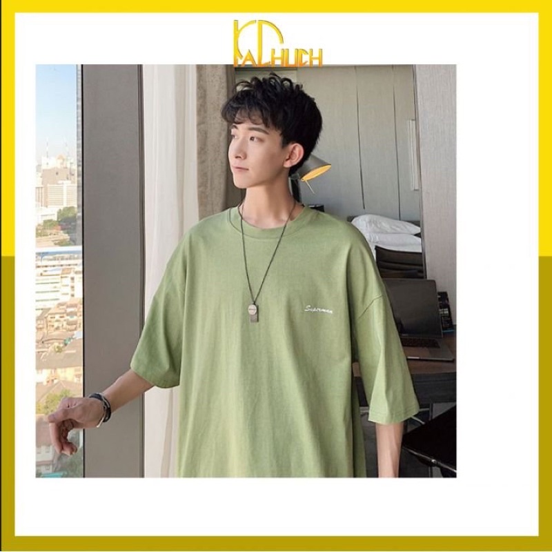 Áo thun tay lỡ nam in Superman vải cotton hàng dày dặn bao đẹp chuẩn shop