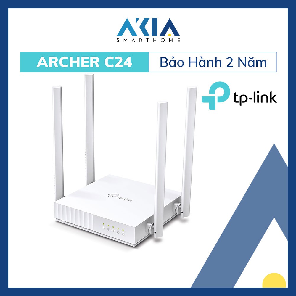 Bộ Phát Wifi Băng Tần Kép AC750 TP-Link Archer C24 - Hàng Chính Hãng
