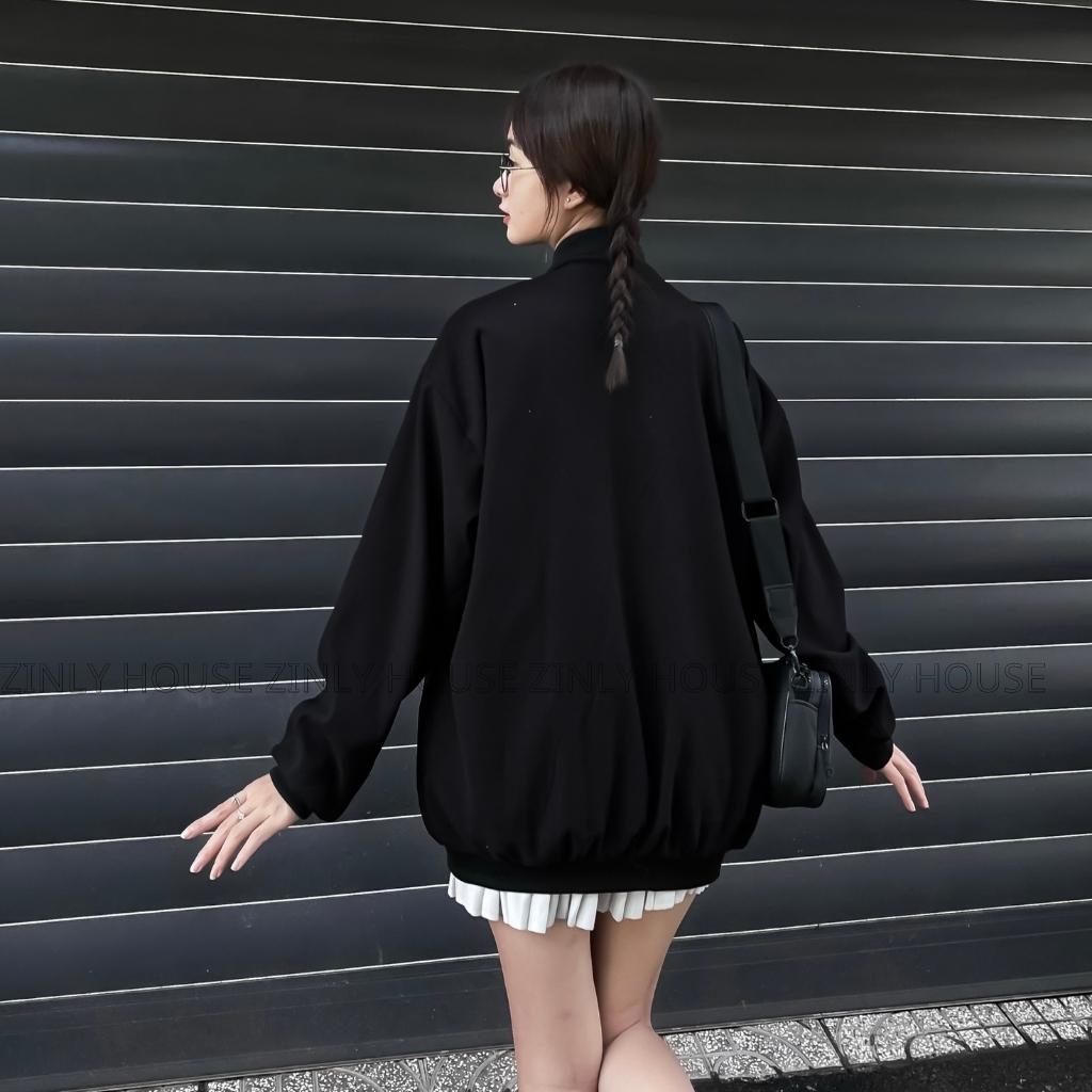Áo Khoác Bomber Chất Da Lộn Hai Lớp Chữ In Nổi Hàng Cao Cấp Siêu Đẹp Như Hình