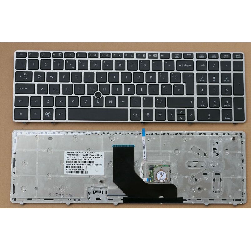 Thay Bàn phím laptop HP ProBook 6550b 6555b 6560b 6565b 6570b