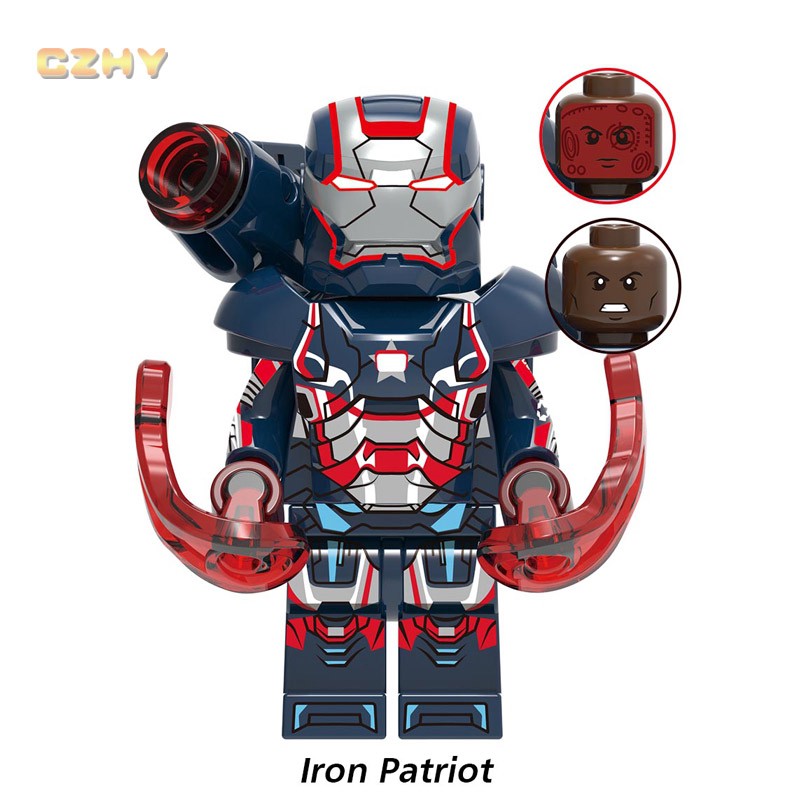 Bộ Lego Xếp Hình Minis Patriot Mk17 Mk33 Mk43 Mk45 Uultron X0267