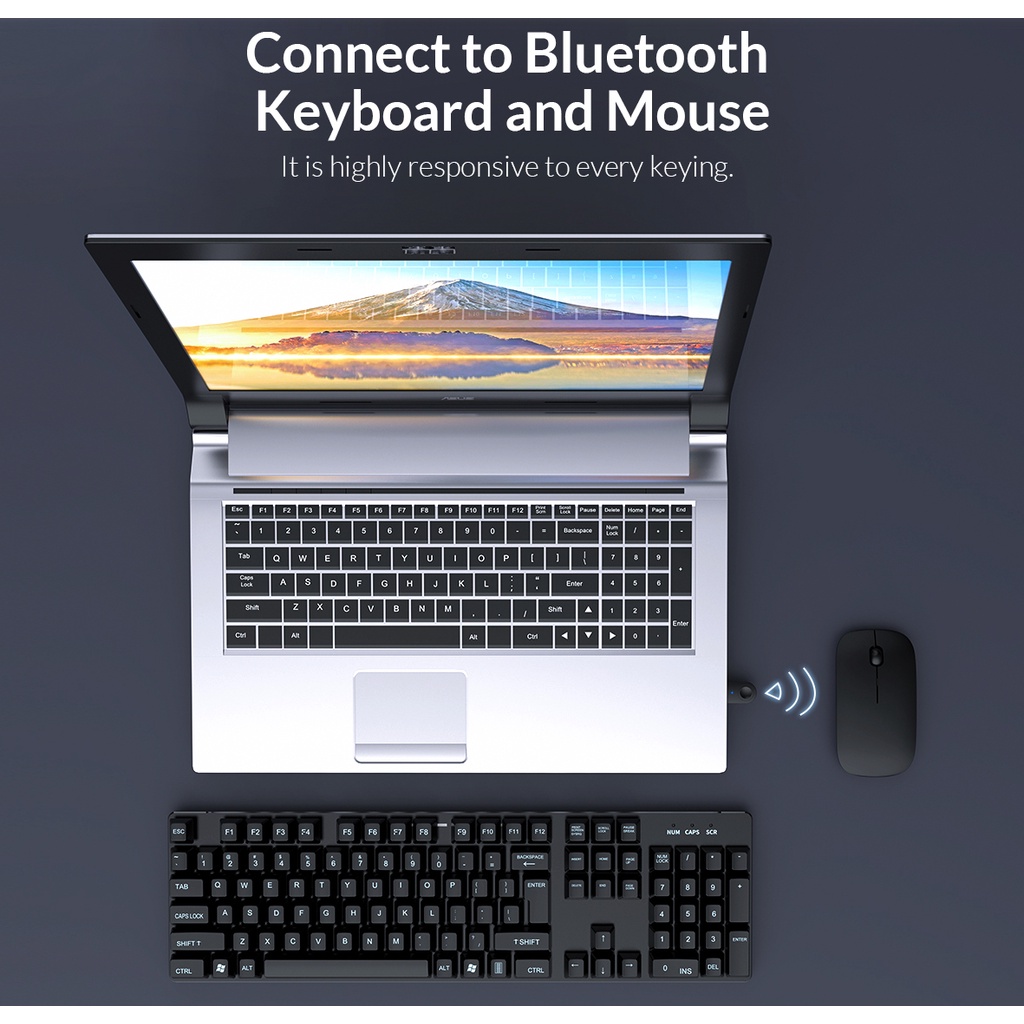 USB Thu Phát Bluetooth 5.0 Cho Máy Tính ORICO BTA-608
