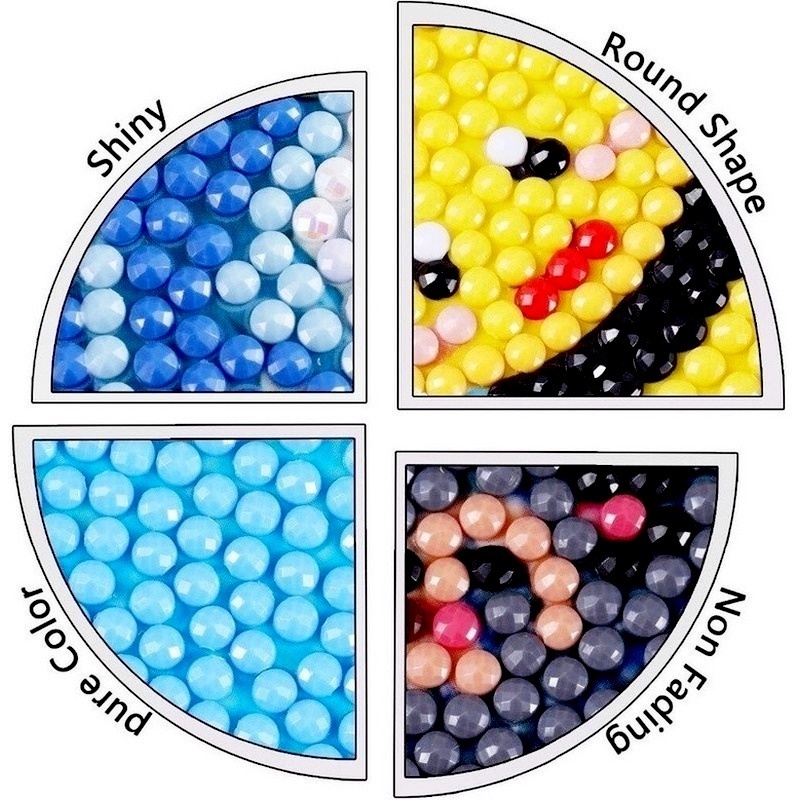 Bộ tranh đính đá 5D họa tiết công chúa và khu vườn độc đáo kích thước 30x40cm DIY dùng trang trí