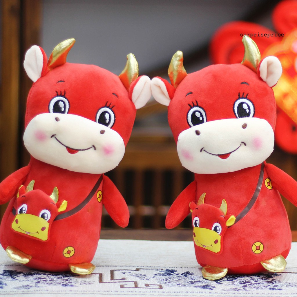 đồ chơi nhồi bông Hình Bò Sữa Đáng Yêu