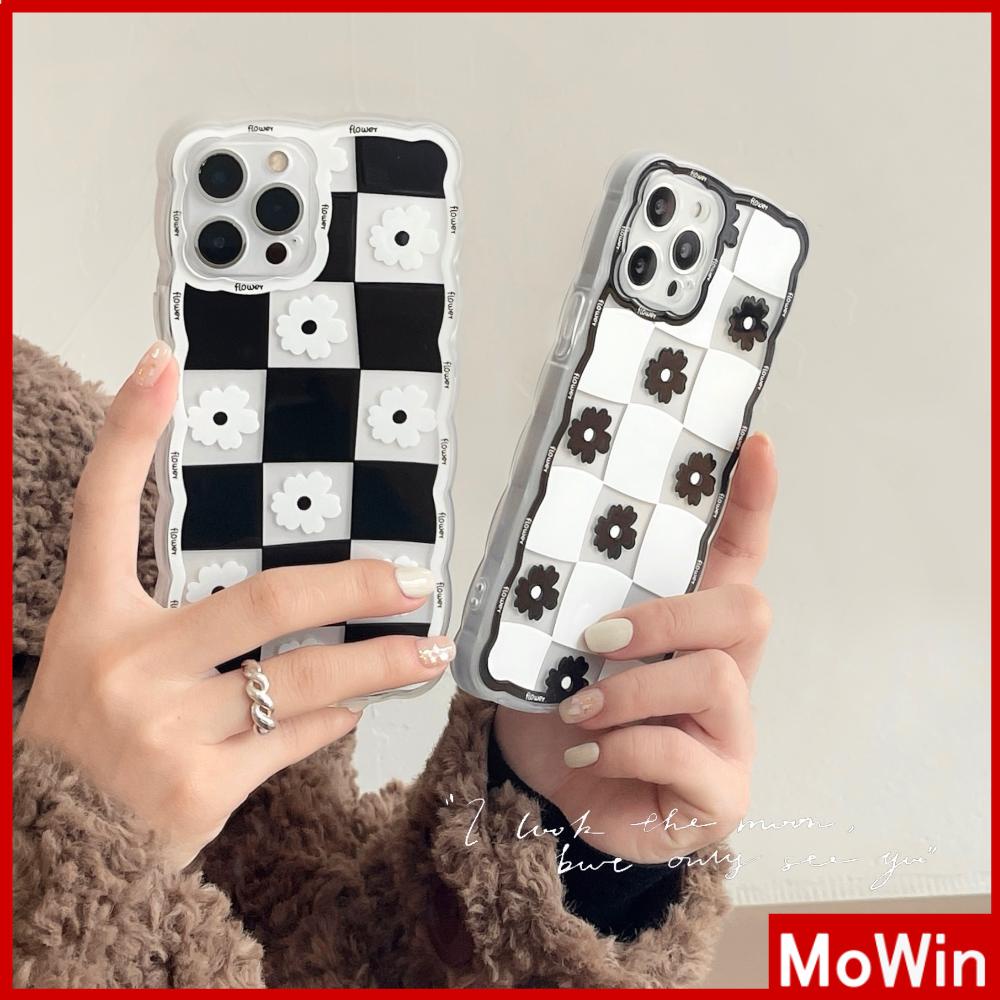 Ốp Điện Thoại Silicon Mềm Chống Sốc Chống Trượt In Họa Tiết Hoa Cho iPhone 13 Pro Max 12 Pro Max 11 7Plus