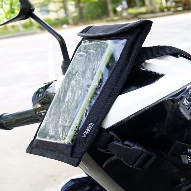 Túi grap chống nước cảm ứng mượt gắn đầu xe cực tiện