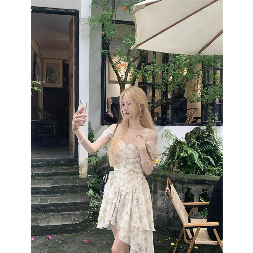 Đầm Hoa Thời Trang Mùa Hè Xinh Xắn Dành Cho Nữ
